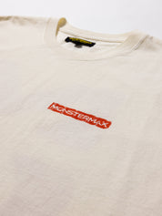 MONSTERMAX PAINTED LOGO WHITE TEE