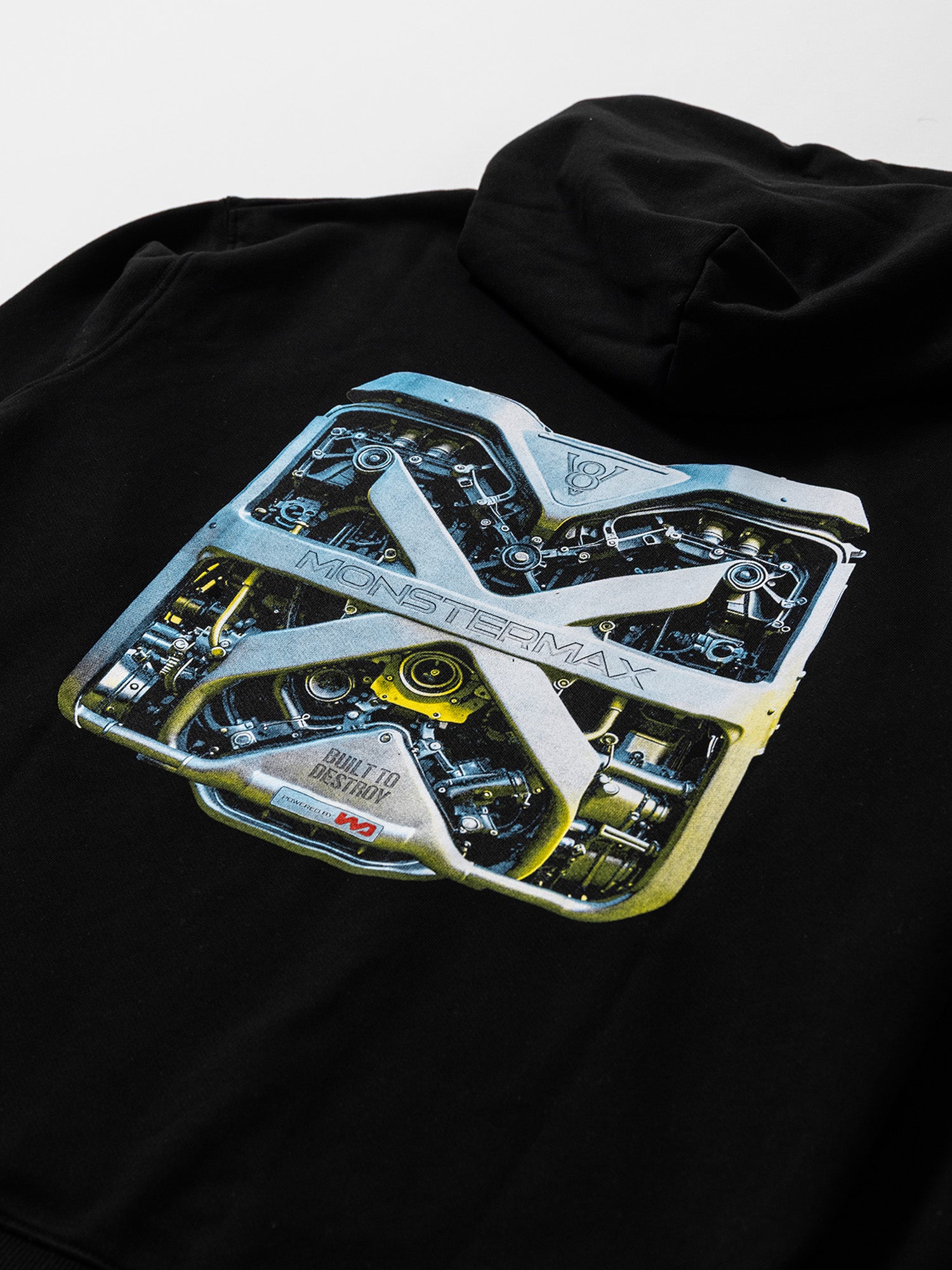 MONSTERMAX ENGINE BLACK HOODIE