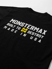 MONSTERMAX JUMP BLACK TEE