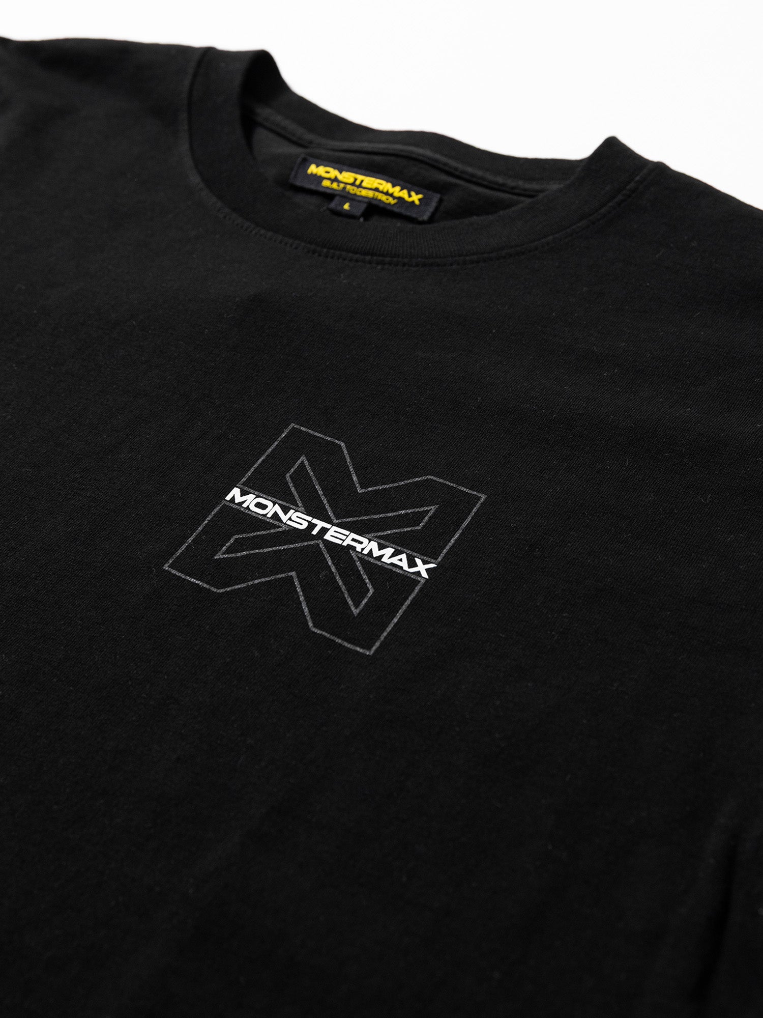 MONSTERMAX SCHEMATIC BLACK TEE