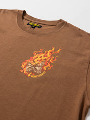 MONSTERMAX FIRE DEPARTMENT BROWN TEE
