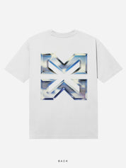 MONSTERMAX CHROME FLAT WHITE TEE