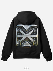 MONSTERMAX ENGINE BLACK HOODIE
