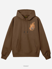 MONSTERMAX FIRE DEPARTMENT BROWN HOODIE