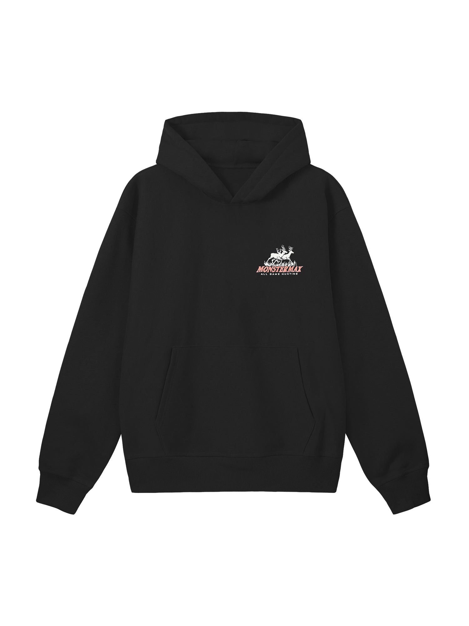 MONSTERMAX ALL GAME HUNTING BLACK HOODIE