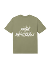 MONSTERMAX ALL GAME HUNTING OLIVE TEE