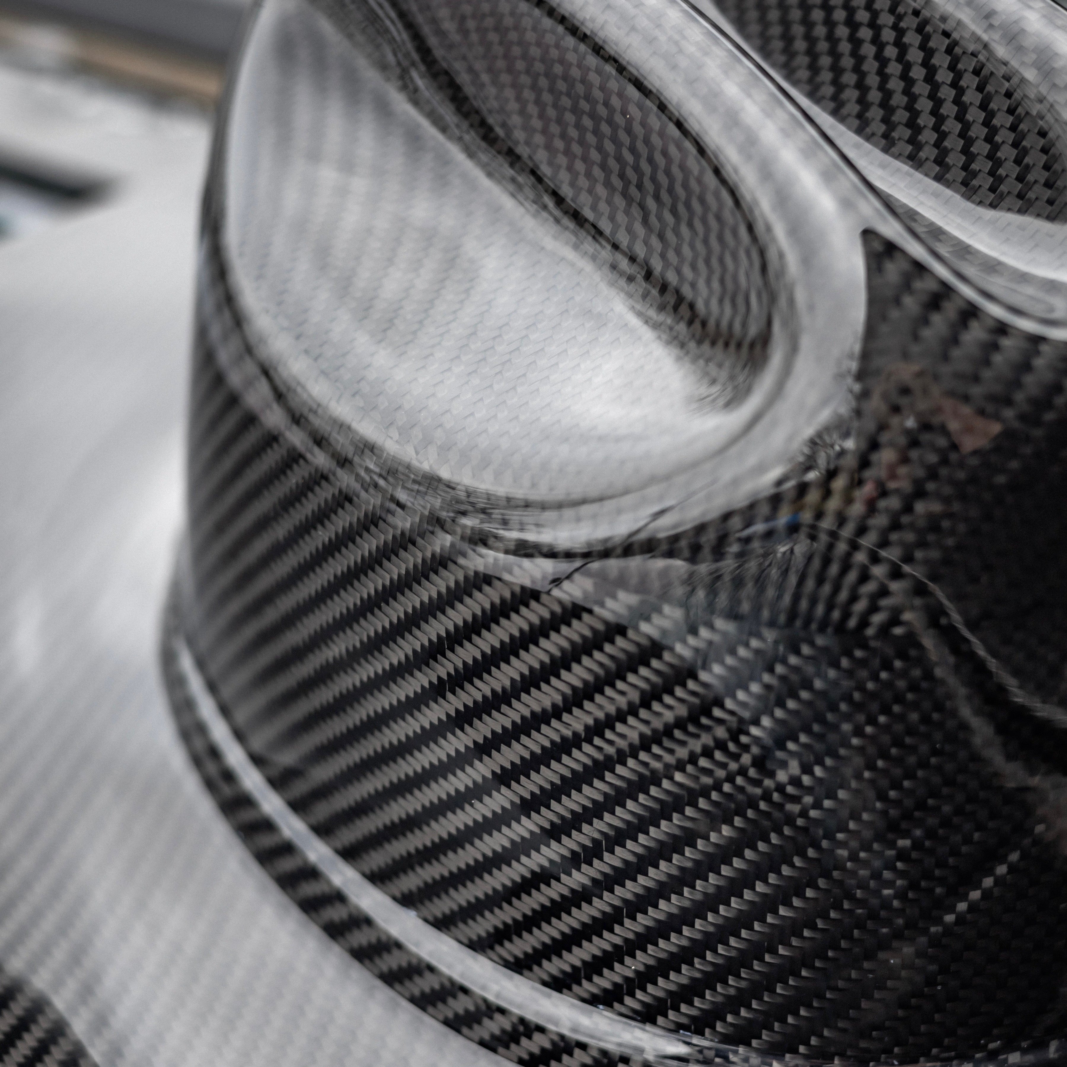 WHISTLINDIESEL x NELSON RACING DESIGN Hand Made Carbon Fiber Cowboy Hat - GLOSS