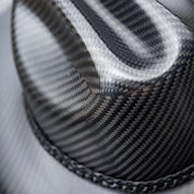 WHISTLINDIESEL x NELSON RACING DESIGN  Hand Made Carbon Fiber Cowboy Hat - MATTE