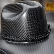 WHISTLINDIESEL x NELSON RACING DESIGN  Hand Made Carbon Fiber Cowboy Hat - MATTE