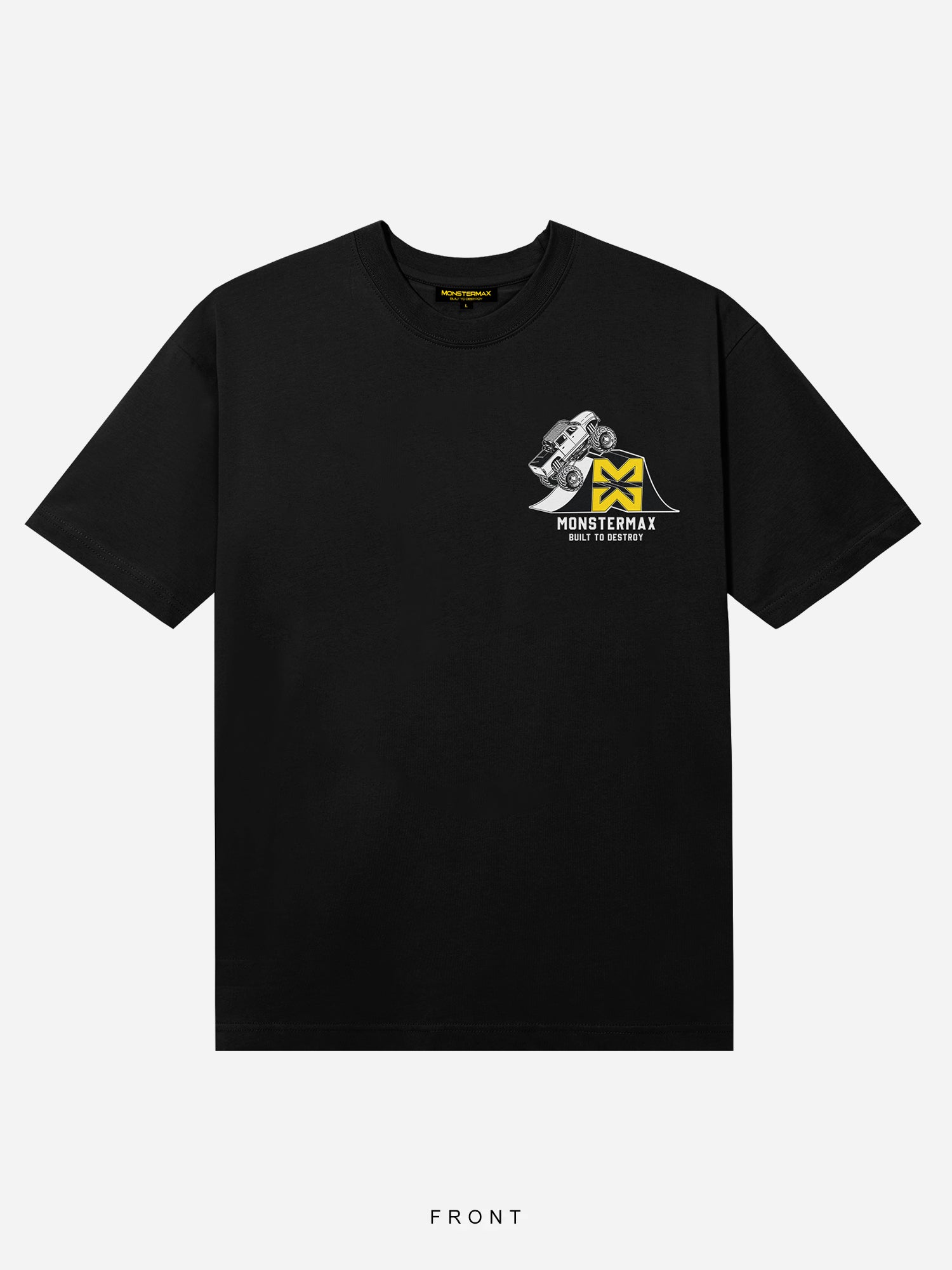 MONSTERMAX JUMP BLACK TEE