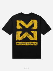 MONSTERMAX PAINTED LOGO BLACK TEE
