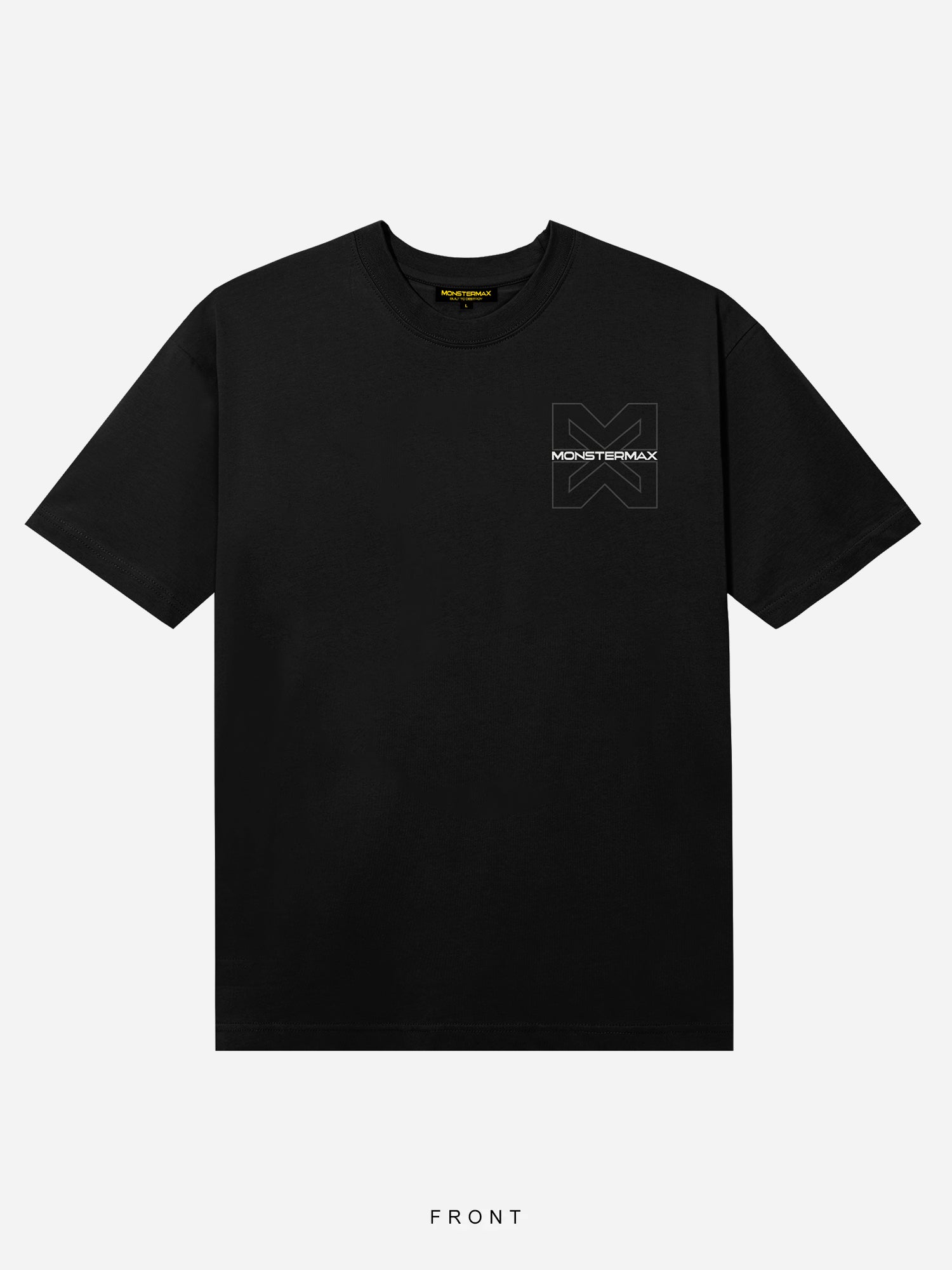 MONSTERMAX SCHEMATIC BLACK TEE
